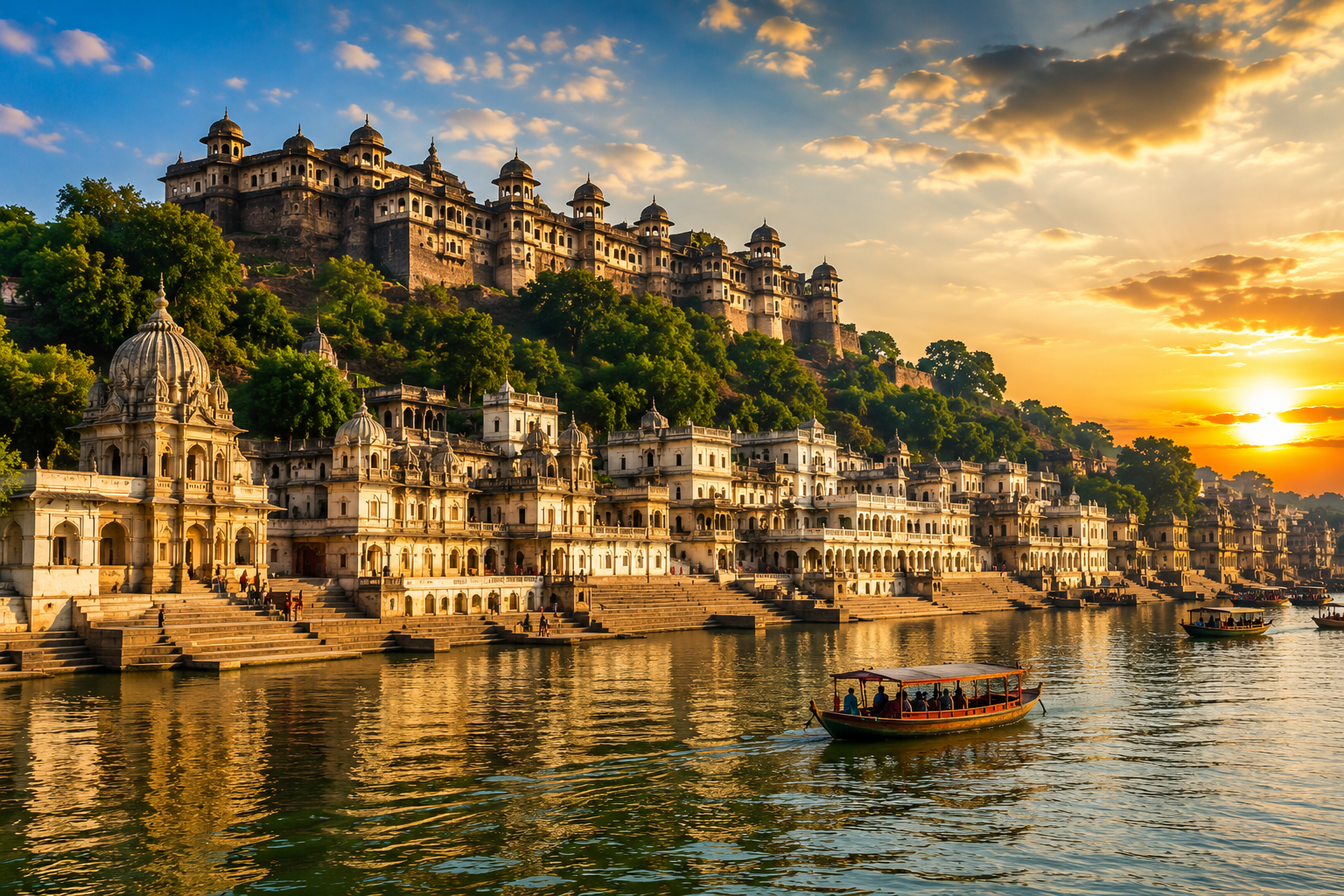 Ujjain – Omkareshwar – Maheshwar – Mandav – Indore Tour